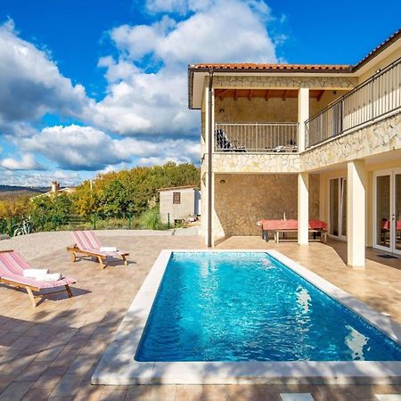 Wonderful Labin Villa With Private Pool And Sea Views Екстер'єр фото