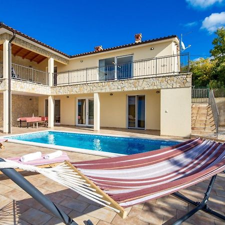 Wonderful Labin Villa With Private Pool And Sea Views Екстер'єр фото