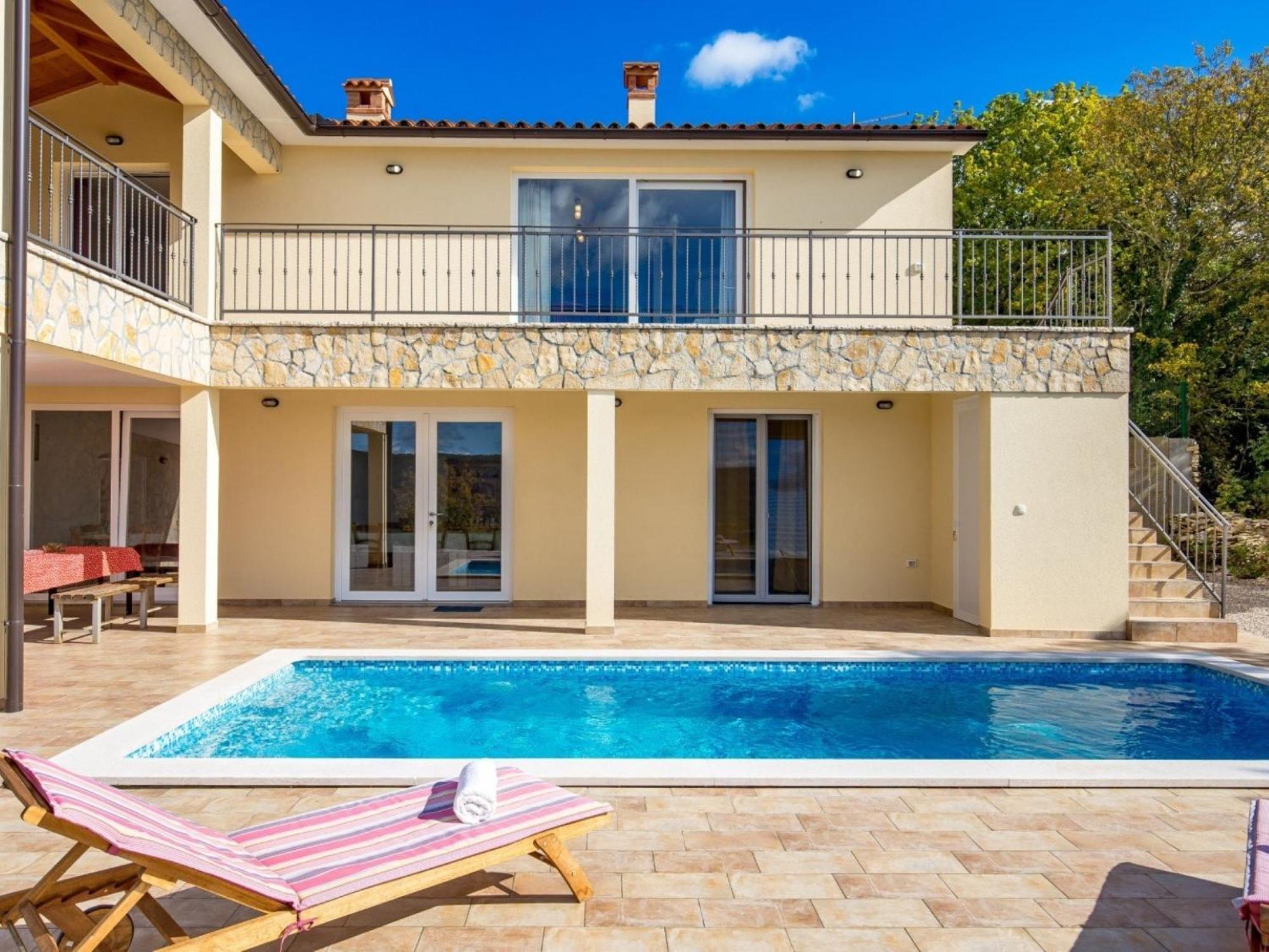 Wonderful Labin Villa With Private Pool And Sea Views Екстер'єр фото