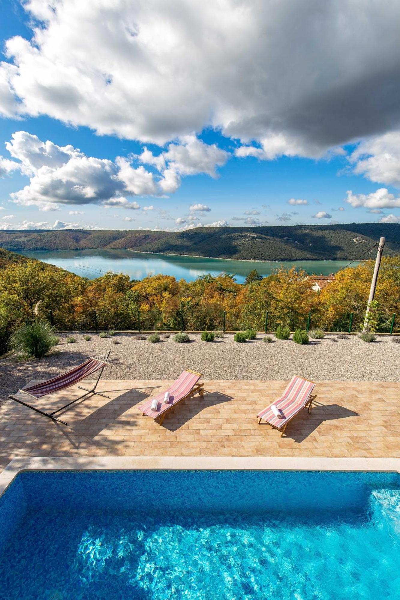 Wonderful Labin Villa With Private Pool And Sea Views Екстер'єр фото
